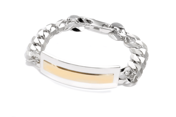 Adeline Cacheux Jewelry Design Bracelet Gourmette Argent Or