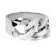bague gourmette chain ring