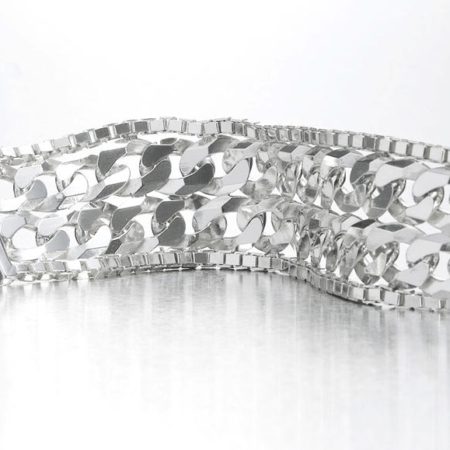 bracelet gourmette cacheux argent chaines