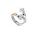 Bijou d'oreille en argent et or earcuff silver gold