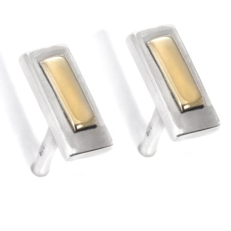 boucle d'oreille argent or adeline cacheux puces d'oreilles