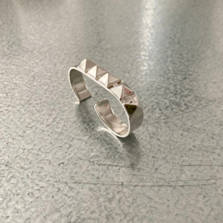 bague double doigt adeline cacheux épine spike