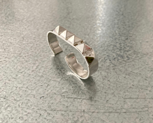 bague double doigt adeline cacheux épine spike