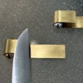 porte-couteau laiton brossé